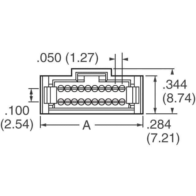 6-104068-6 TE Connectivity AMP Connectors  Embases à broches mâles
